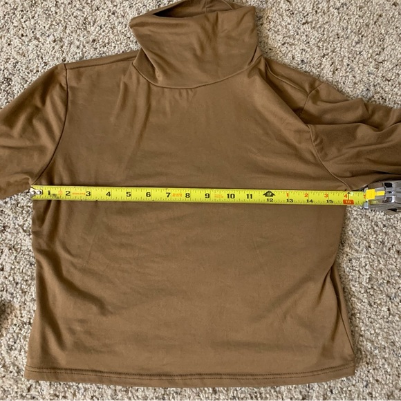 Olivia Rae Cropped Long Sleeve Turtleneck - Picture 2 of 7